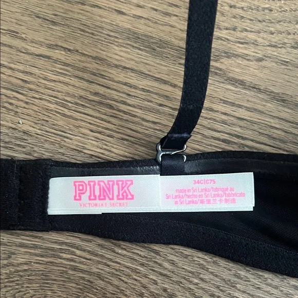 Pink Victoria Secret Bra: 34C - Picture 2 of 3